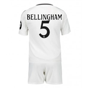 Real Madrid Jude Bellingham #5 Dětské Domácí dres komplet 2024-25 Krátký Rukáv (+ trenýrky)